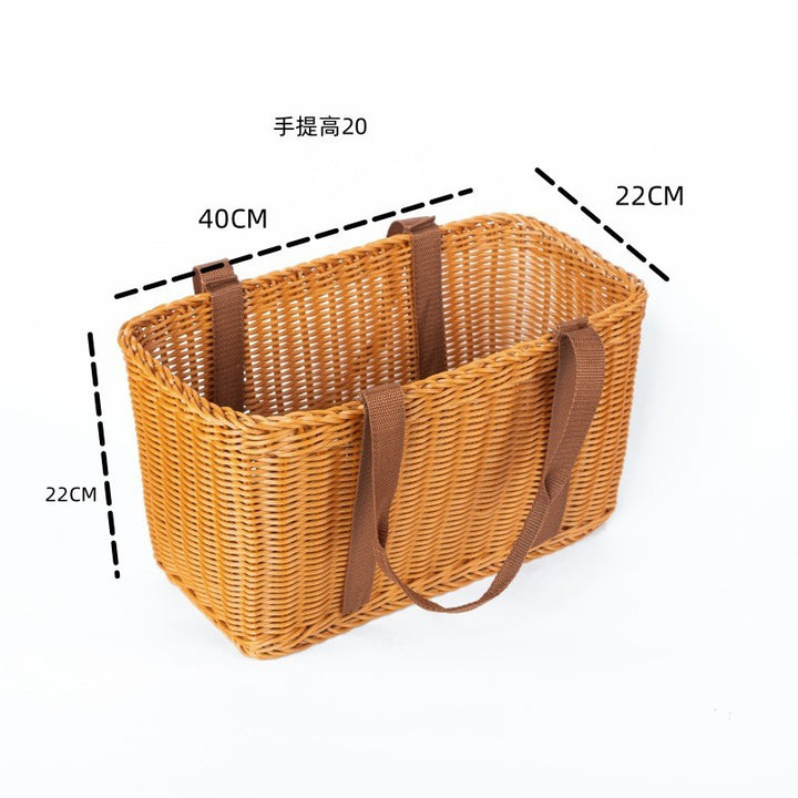 Women's Storage Basket with Two Compartments