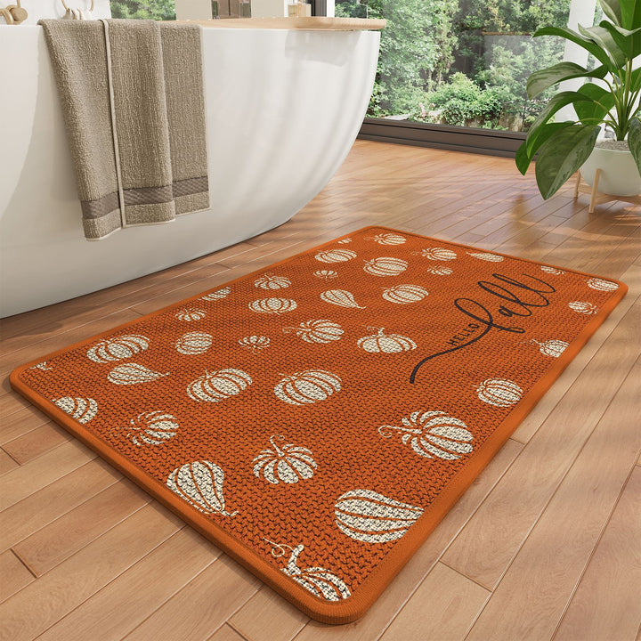 Decorative Plush Bath Mat
