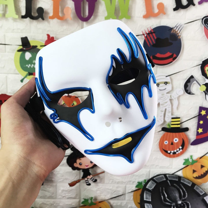 LED Glowing Halloween Masquerade Mask Bowlift