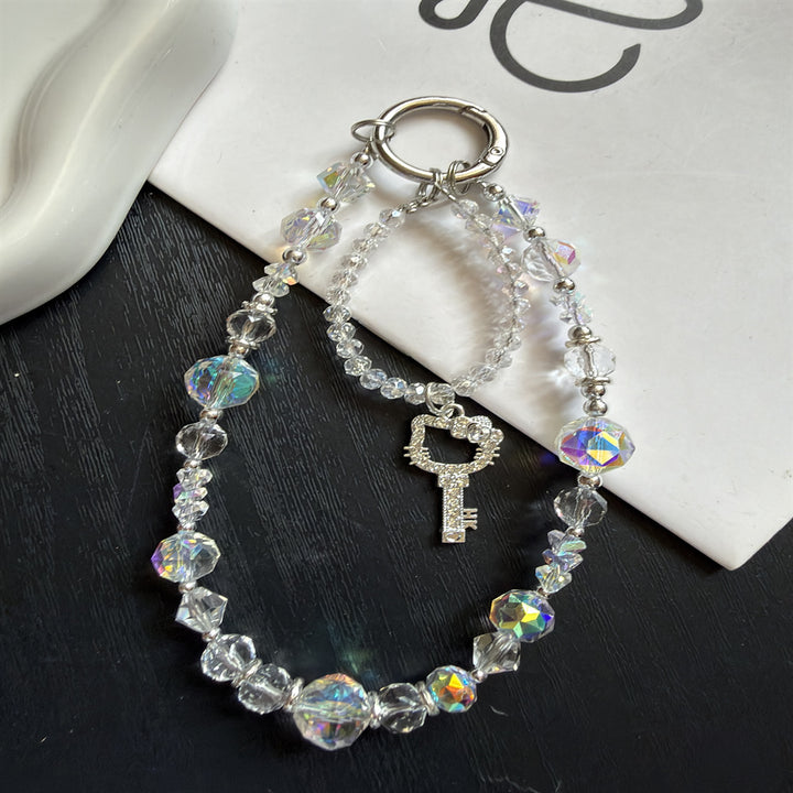 Elegant Crystal Beaded Keychain Bowlift