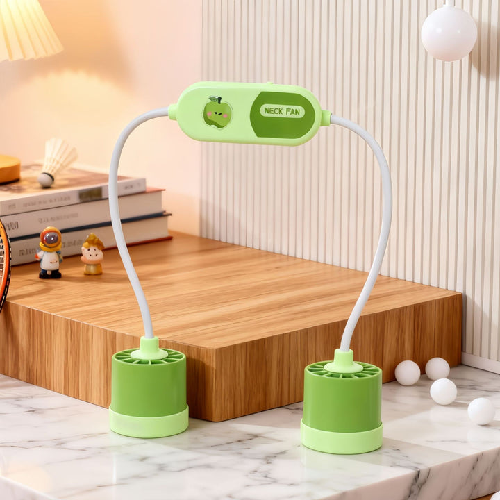 Women's Portable Neck Fan with Flexible Hose Bowlift