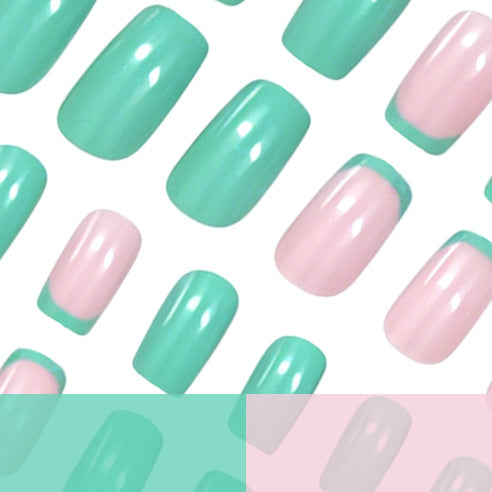 Modern French Tip Nail Art Enhancements Bowlift
