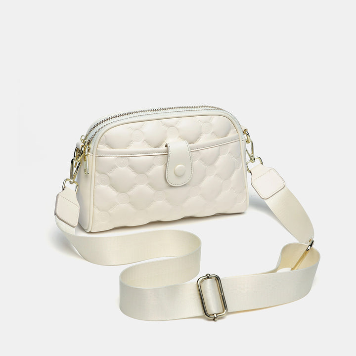 Versatile Crossbody Bag with Detachable Strap