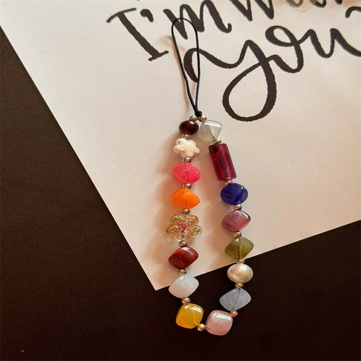 Handcrafted Beaded Phone Lanyard Bowlift