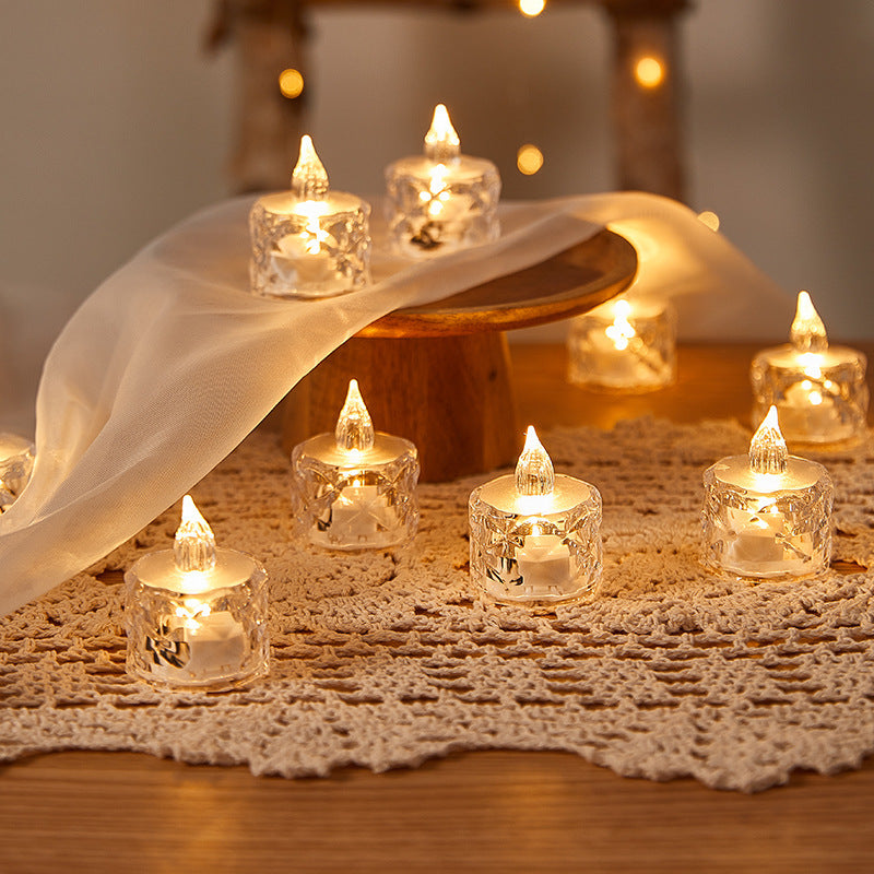 LED Flame Effect Tea Light Candles Bowlift