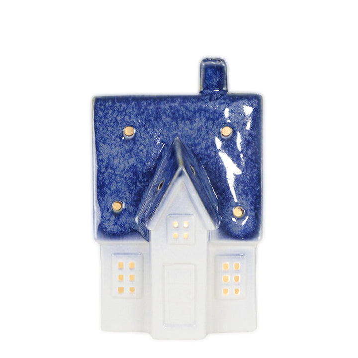 Ceramic House-Shaped Decorative Lantern Bowlift