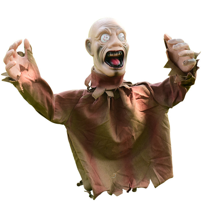 Creepy Animated Ghost Decoration Bowlift
