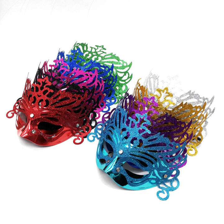 Elegant Venetian Masquerade Mask Bowlift