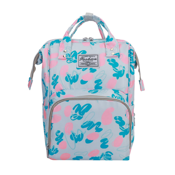 Stylish Floral Print Backpack Bowlift