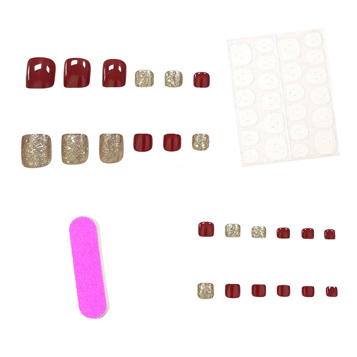 Glamorous Pedicure Nail Art Bowlift