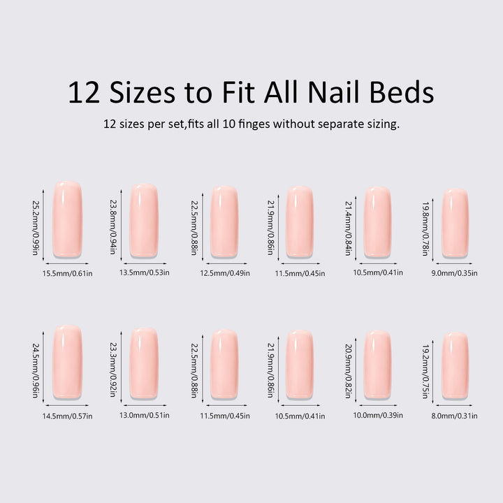 Artificial nail set with floral and elegant decorations Bowlift