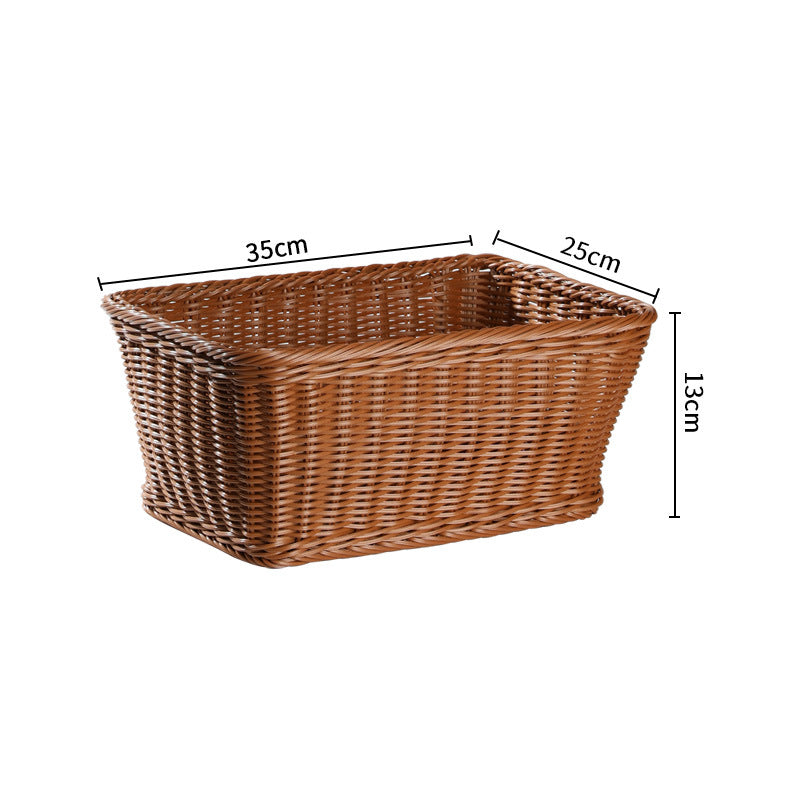 Handwoven Rustic Storage Basket with Ergonomic Design Bowlift