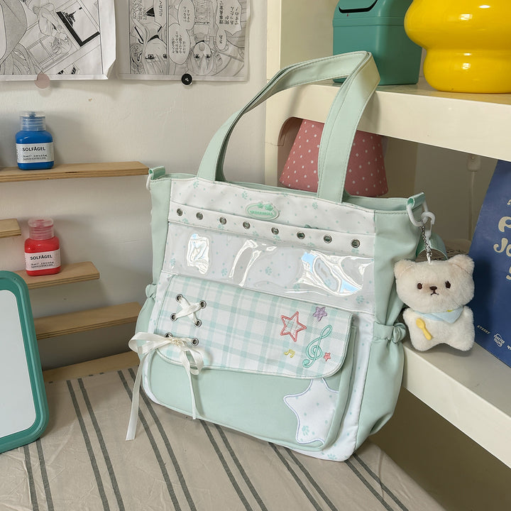 Trendy Music-Themed Backpack Bowlift