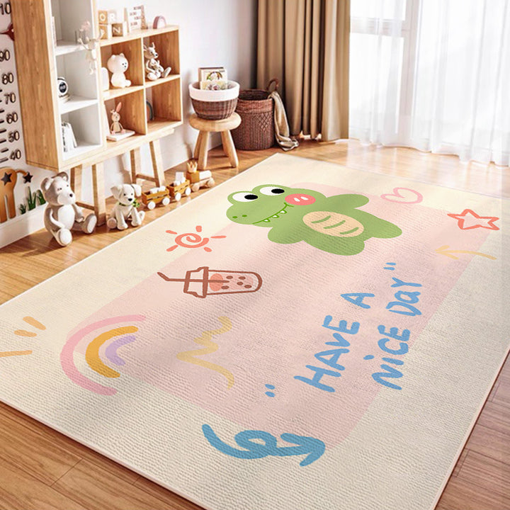 Playful Animal-Themed Area Rug Bowlift