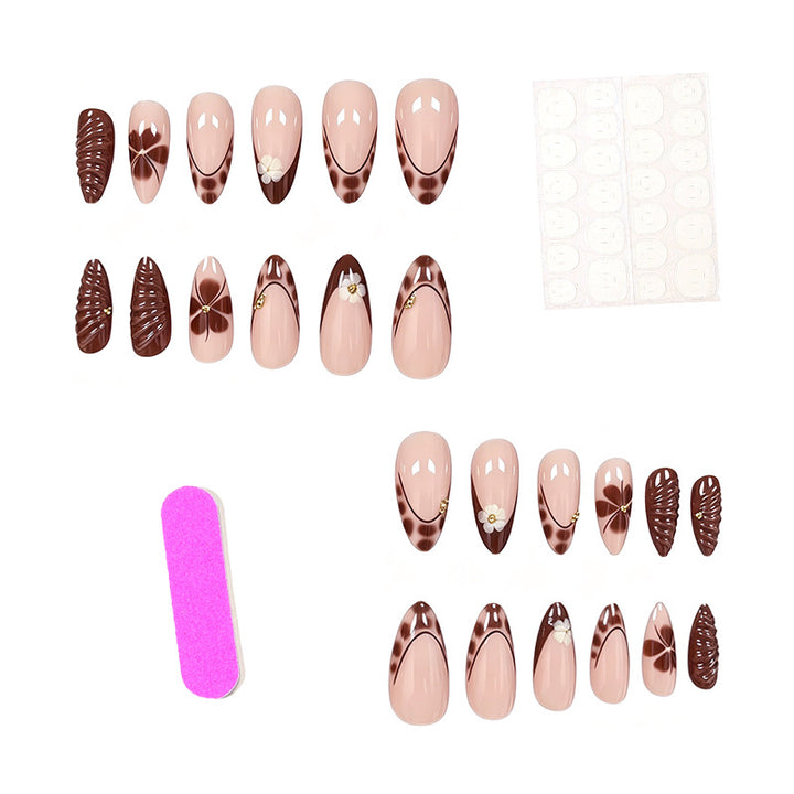 Artistic Press-On Nail Enhancements Bowlift