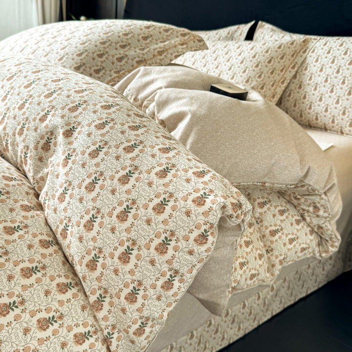 Textured Patchwork Bedding Set