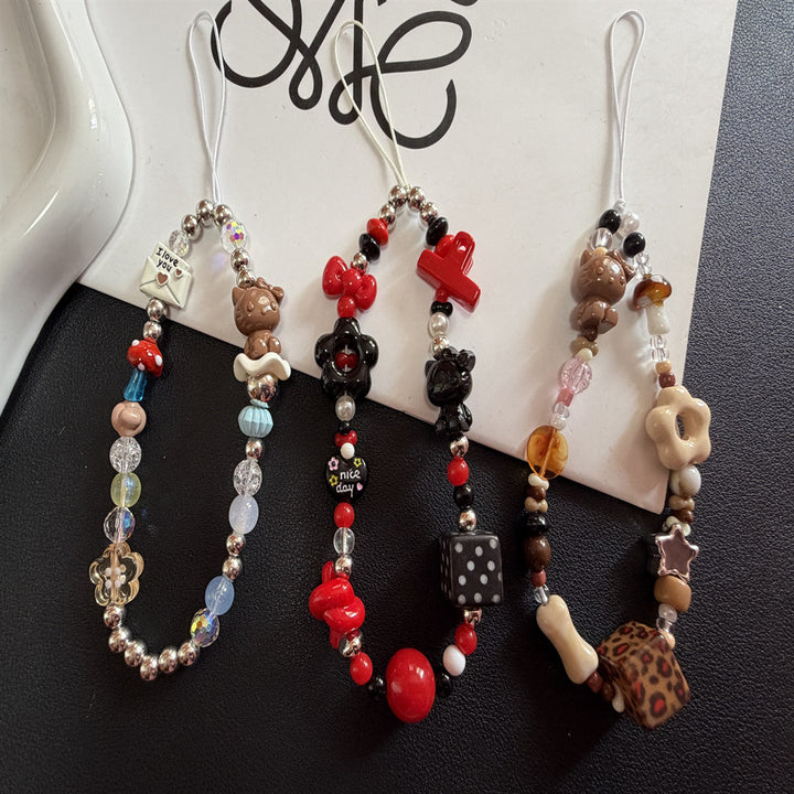 Decorative Charm Beaded Lanyard Bowlift
