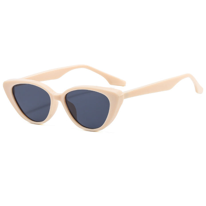 Women's Cat-Eye Sunglasses with Modern Extreme Frame Bowlift