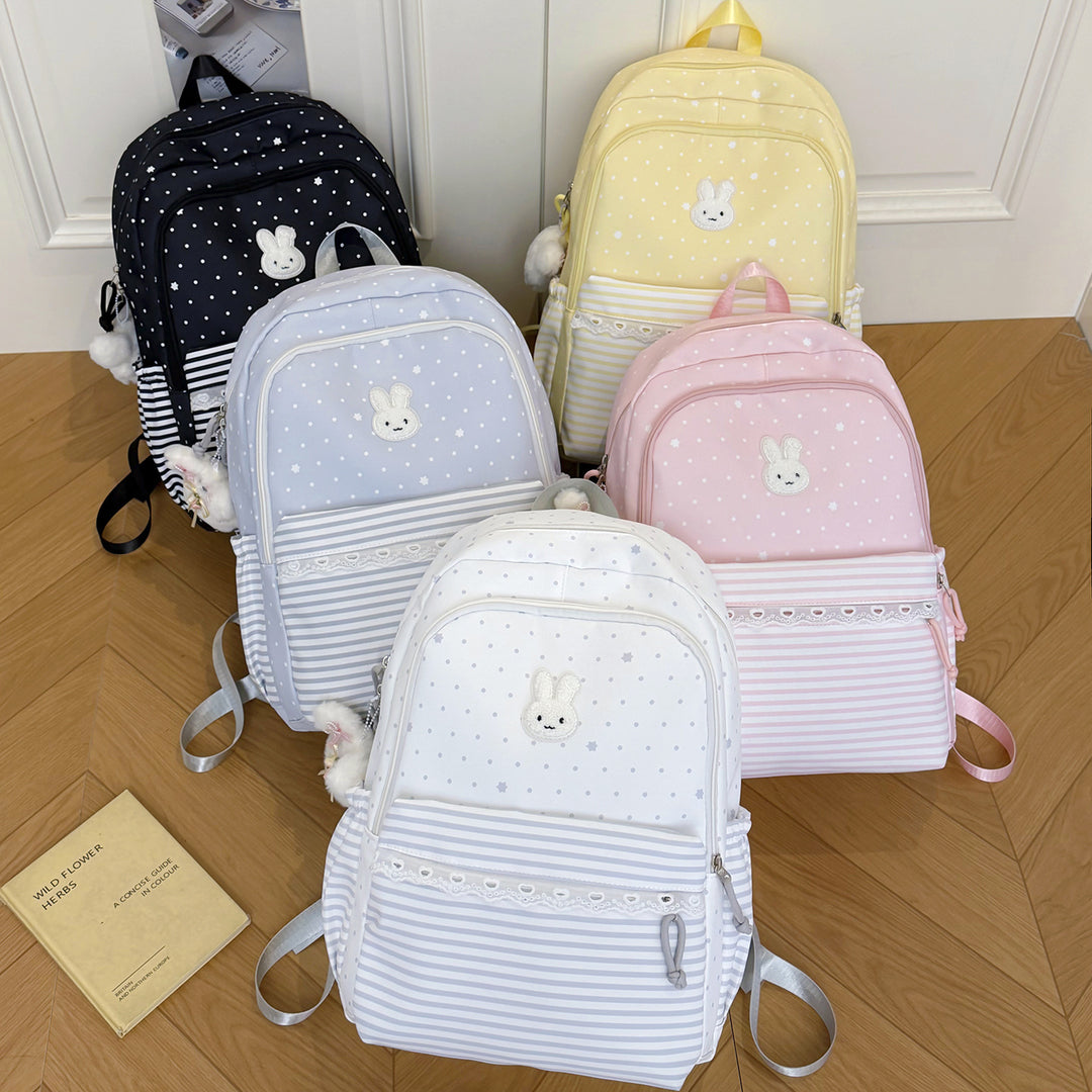 Playful Bunny-Ear Casual Backpack Bowlift