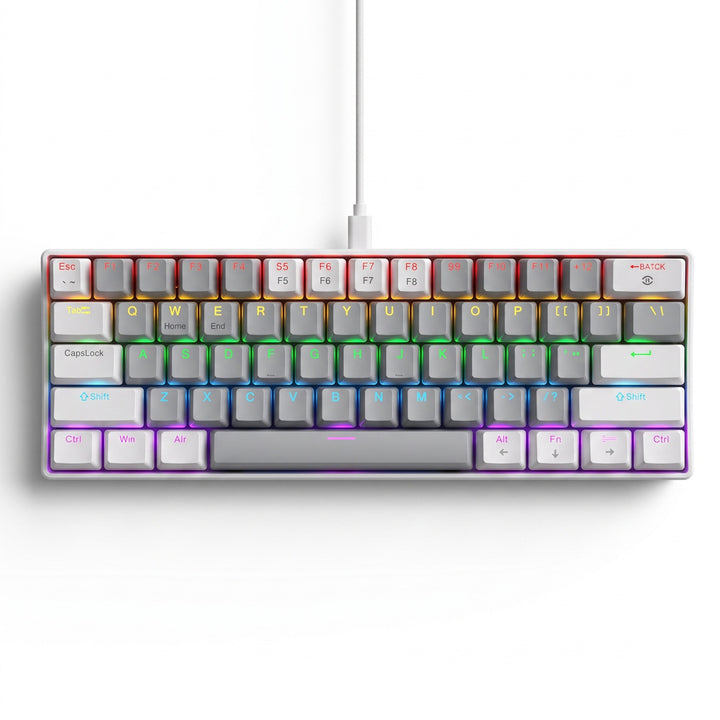 Compact Wired RGB Mechanical Gaming Keyboard Bowlift