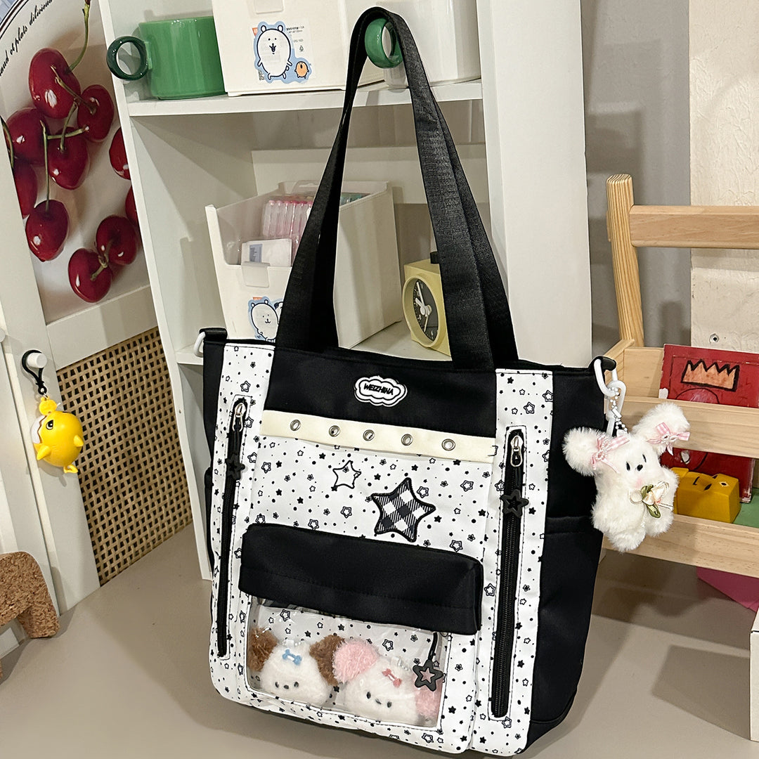 Transparent Pocket Backpack Bowlift