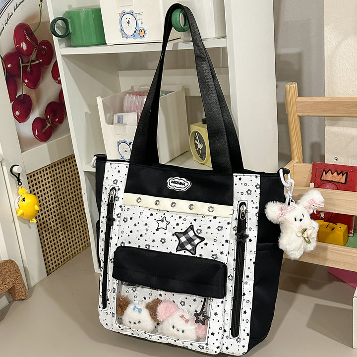 Transparent Pocket Backpack Bowlift