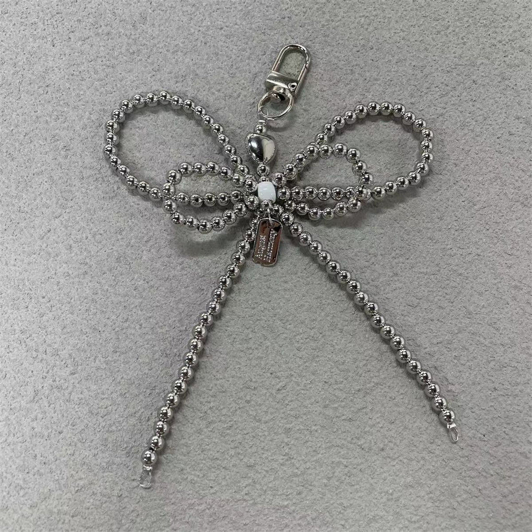 Decorative Beaded Bow Keychain Bowlift 1790135272