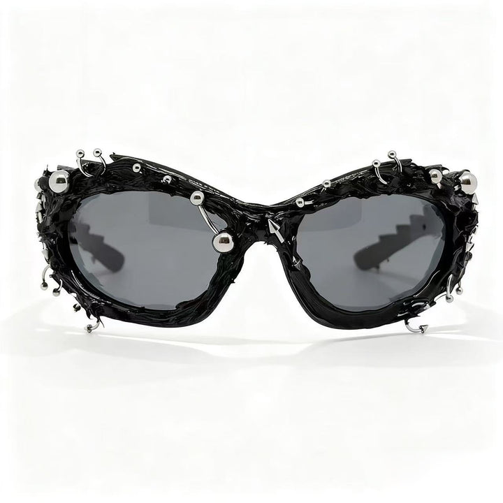 Ladies extravagant designer sunglasses with eye-catching jewelry frame Bowlift