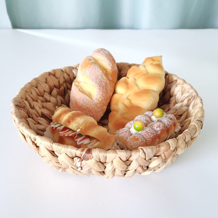 Round Woven Storage Tray Bowlift