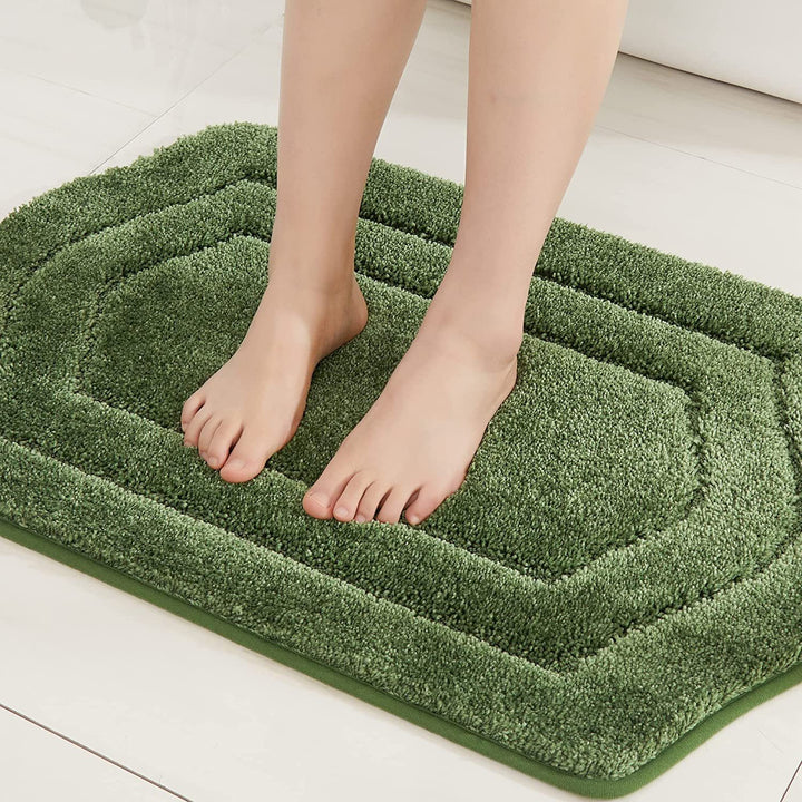 Plush Grass Texture Bath Mat