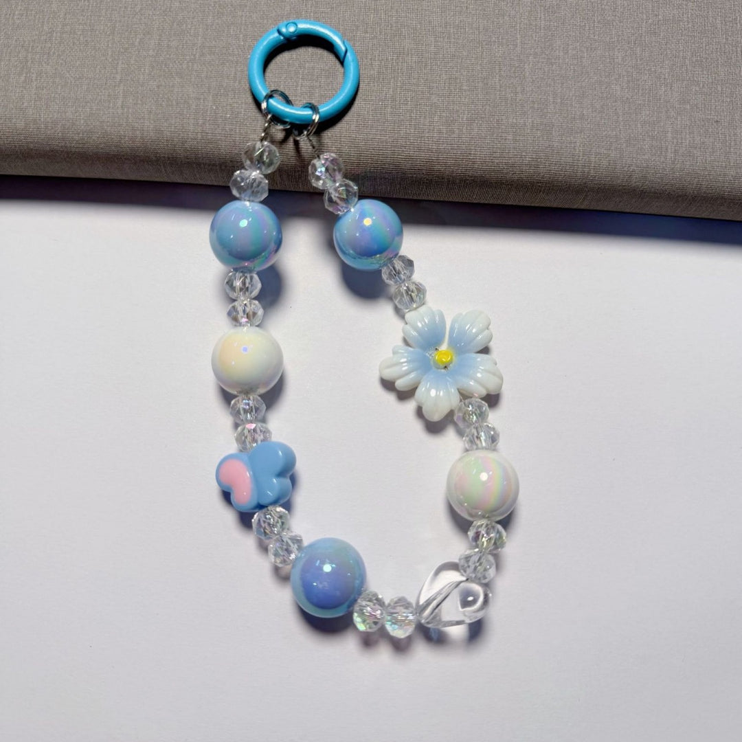 Beaded Charm Keychain Bowlift