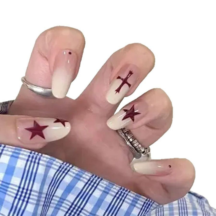 Star-Themed Nail Art Style Bowlift