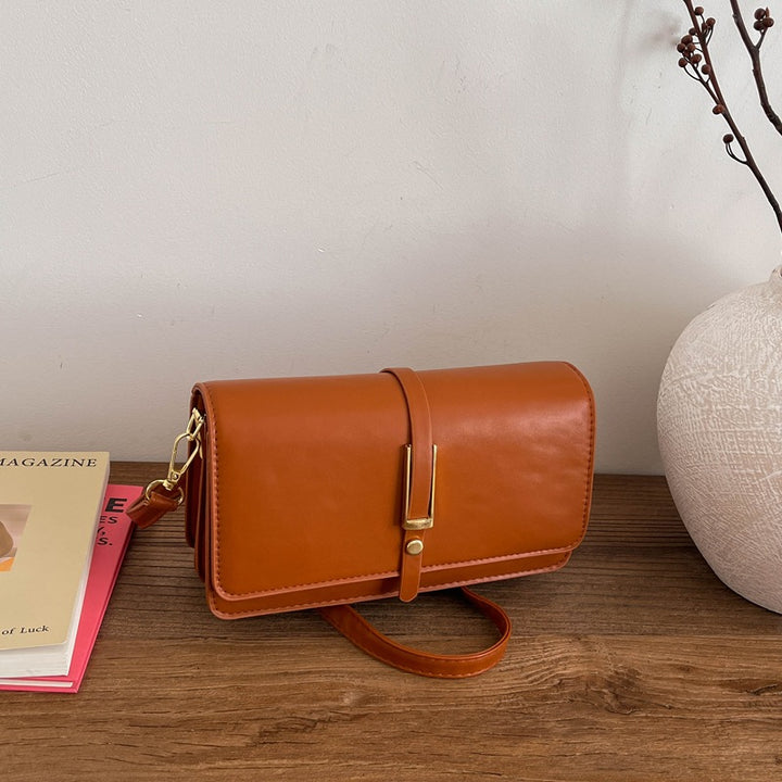 Leather Crossbody Clutch
