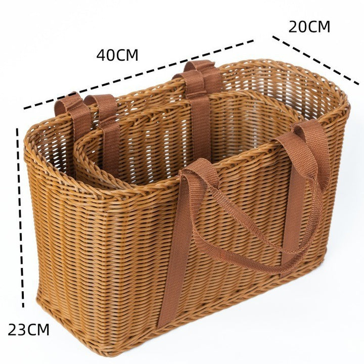 Women's Storage Basket with Two Compartments