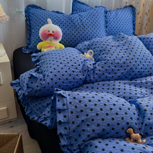 Floral Ruffled Bedding Set