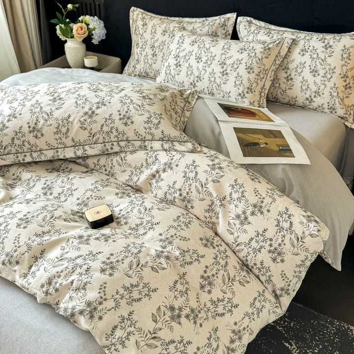 Textured Patchwork Bedding Set
