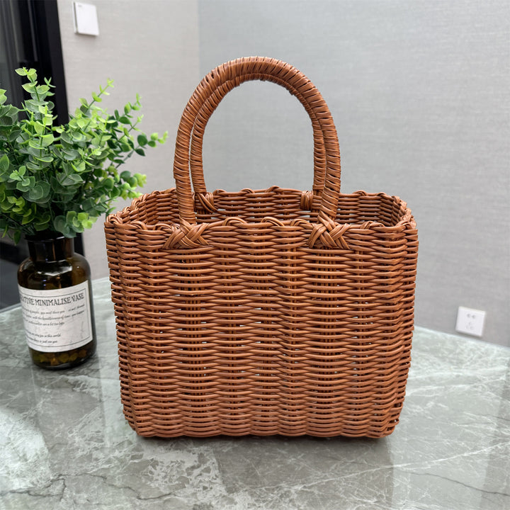 Handwoven basket bag Bowlift