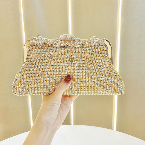 Glittering Crystal Clutch