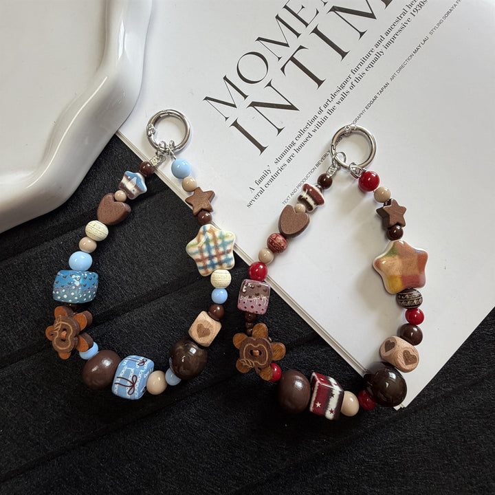 Beaded Charm Keychain Bowlift 1790134471