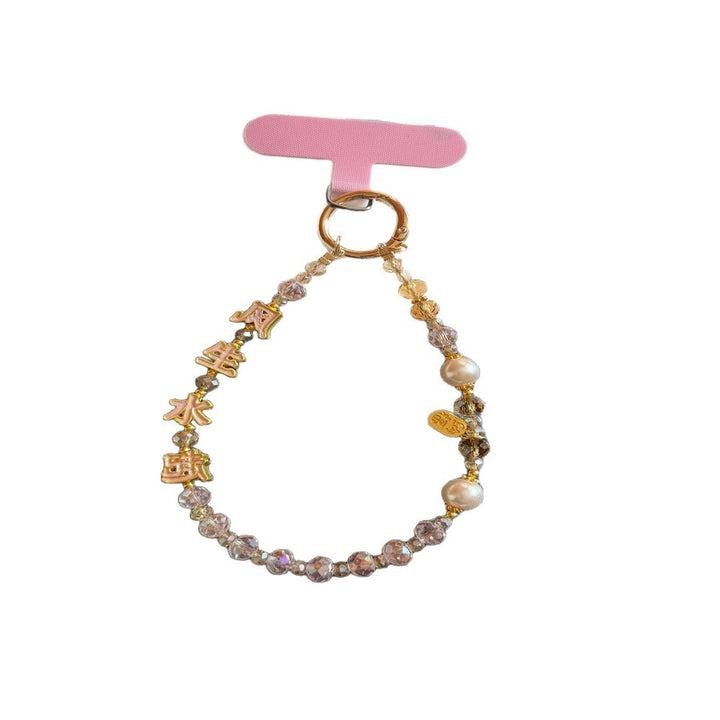 Decorative Beaded Charm Keychain Bowlift 1790135472