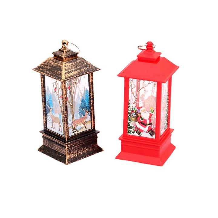 Decorative Lantern with Santa Theme Bowlift