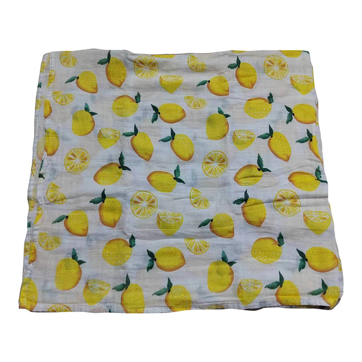 Cotton Muslin Baby Blanket with Heart Pattern Bowlift