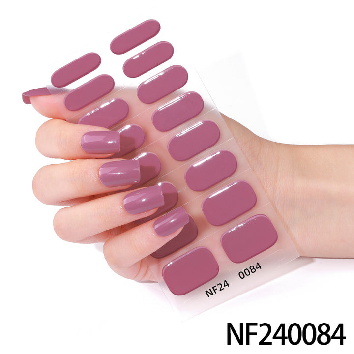 Glossy Finish Gel Nail Wraps
