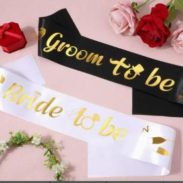 Women's Wedding Sash Set Bowlift