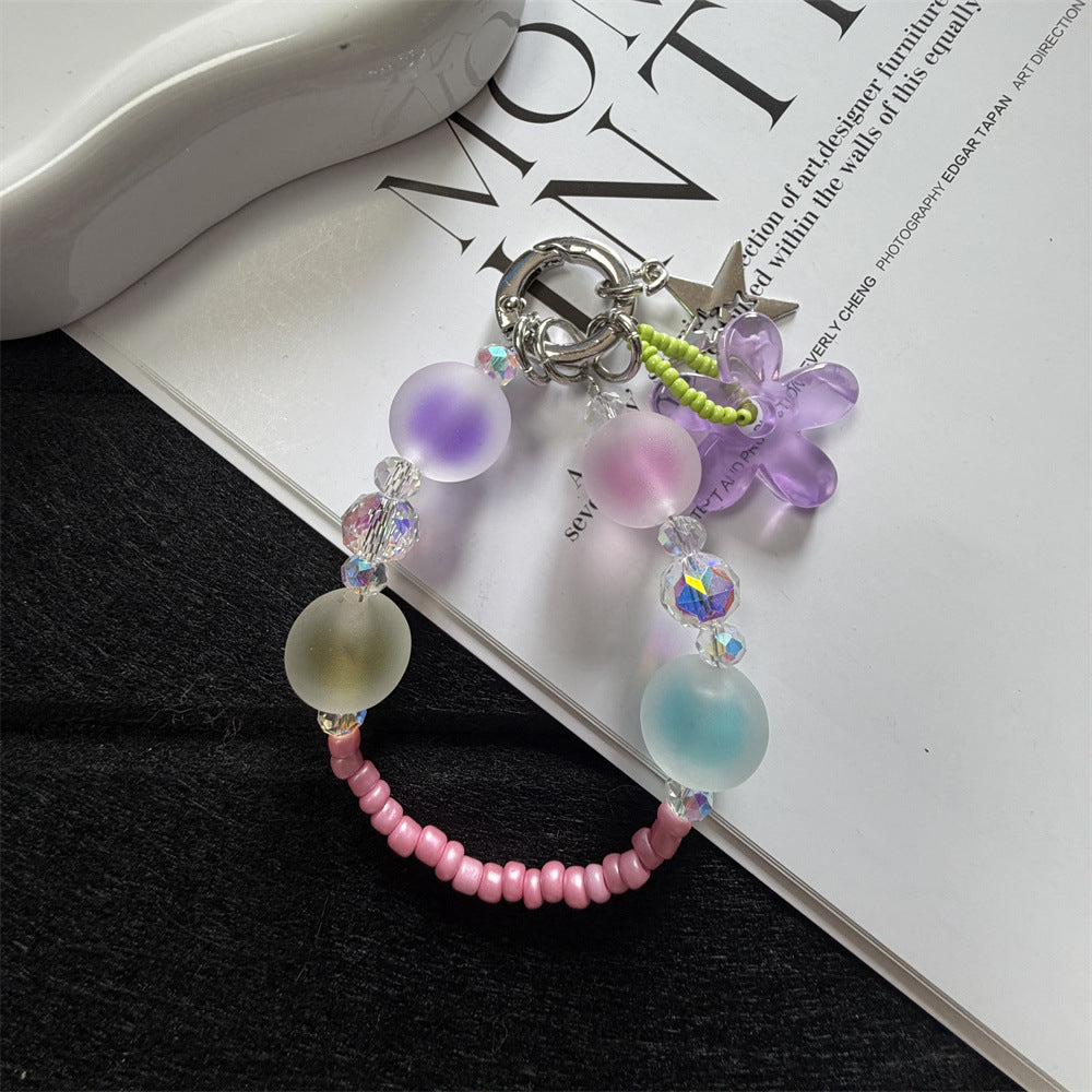 Stylish Beaded Phone Charm Strap Bowlift