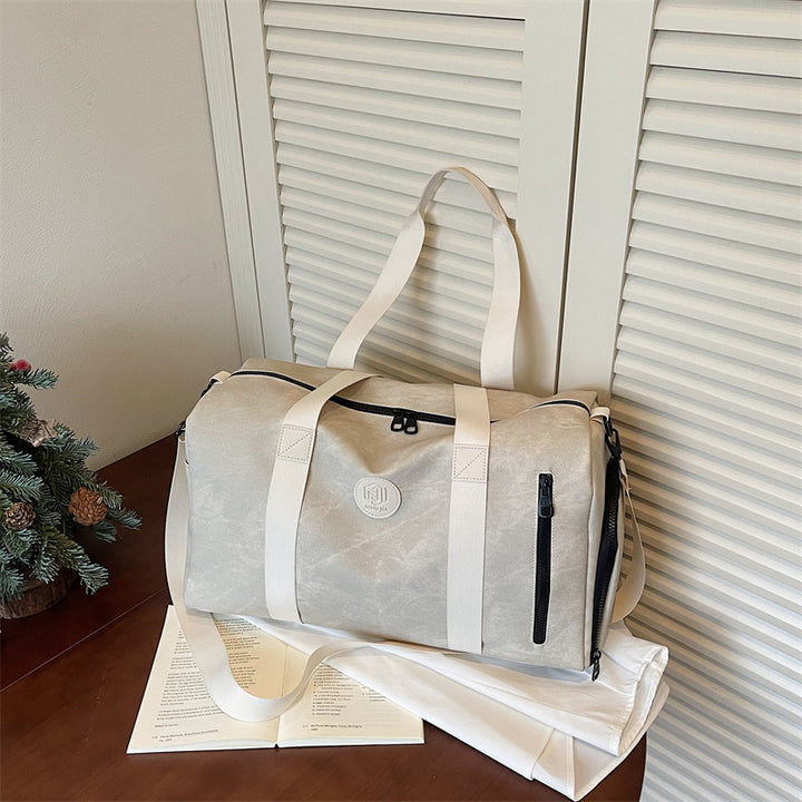 Durable Canvas Weekend Duffle Bag Bowlift