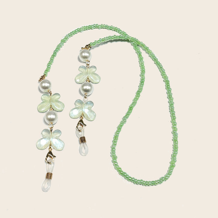 Decorative Floral Eyewear Chain Bowlift