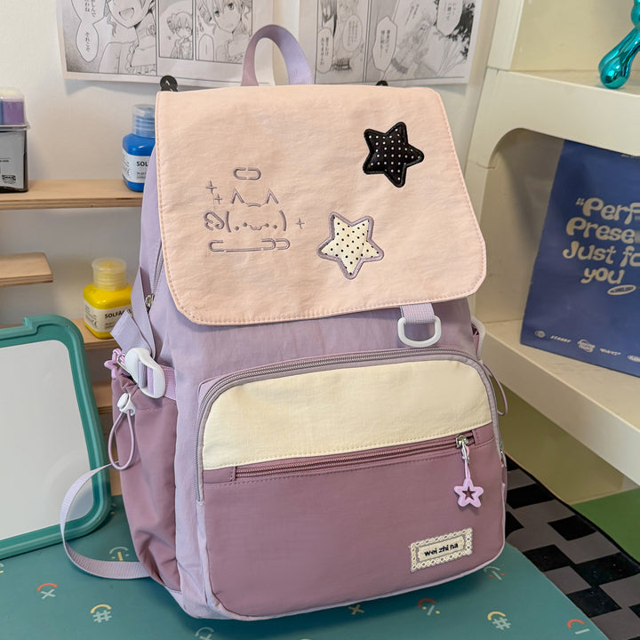 Playful Character-Themed Backpack Bowlift