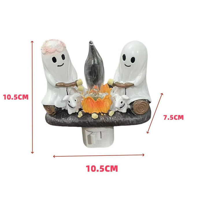 Creative Ghost Campfire Figurine Set Bowlift