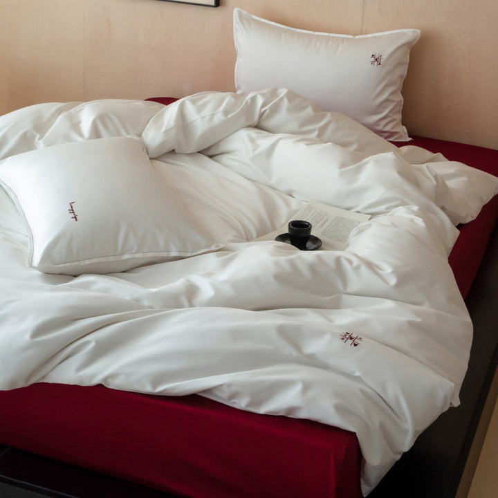 Luxury Silky Satin Duvet Cover and Pillowcase Set